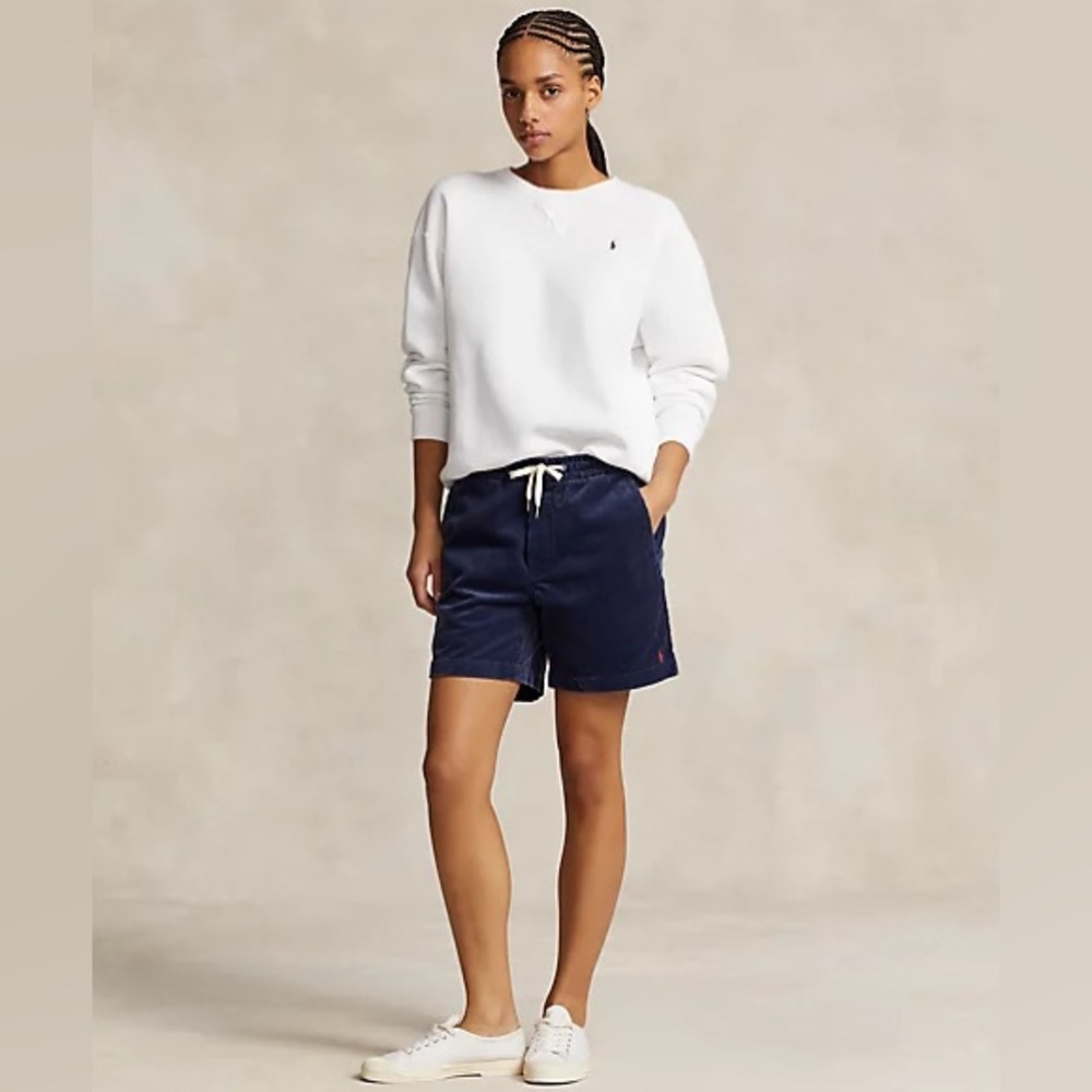 Polo Ralph Lauren Fleece Crewneck Pullover White L - Picture 3 of 8